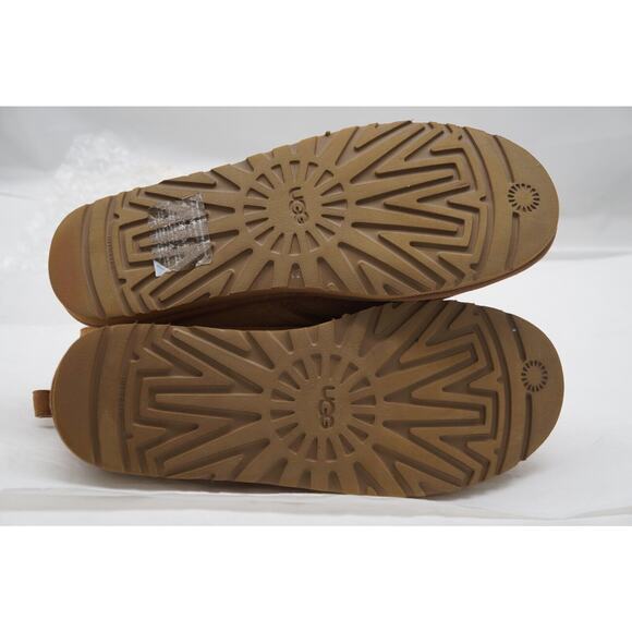 UGG Neumel Men's Chukka Boots Size 15 Chestnut Suede Sheepskin Lined - Picture 10 of 11